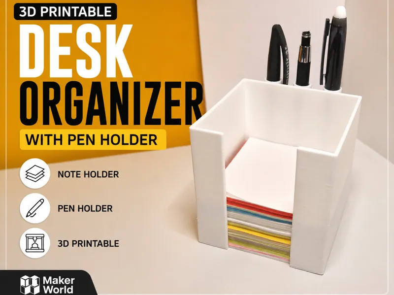 Note & Pen Holder