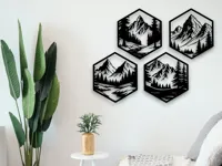 Hexagonal Wall Art Designed - v2