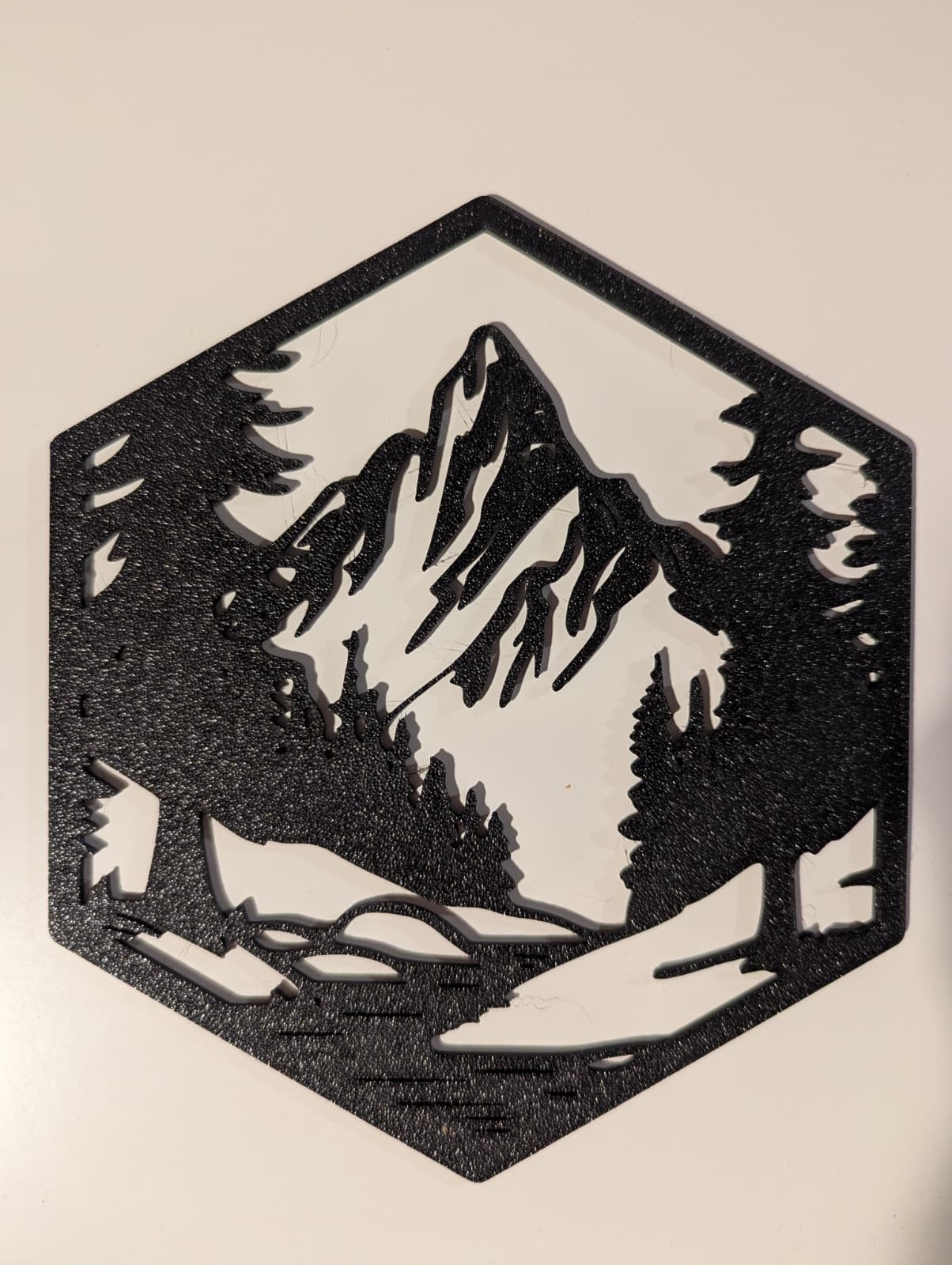 Miniatura 2 do modelo 3D Hexagonal Wall Art - v2