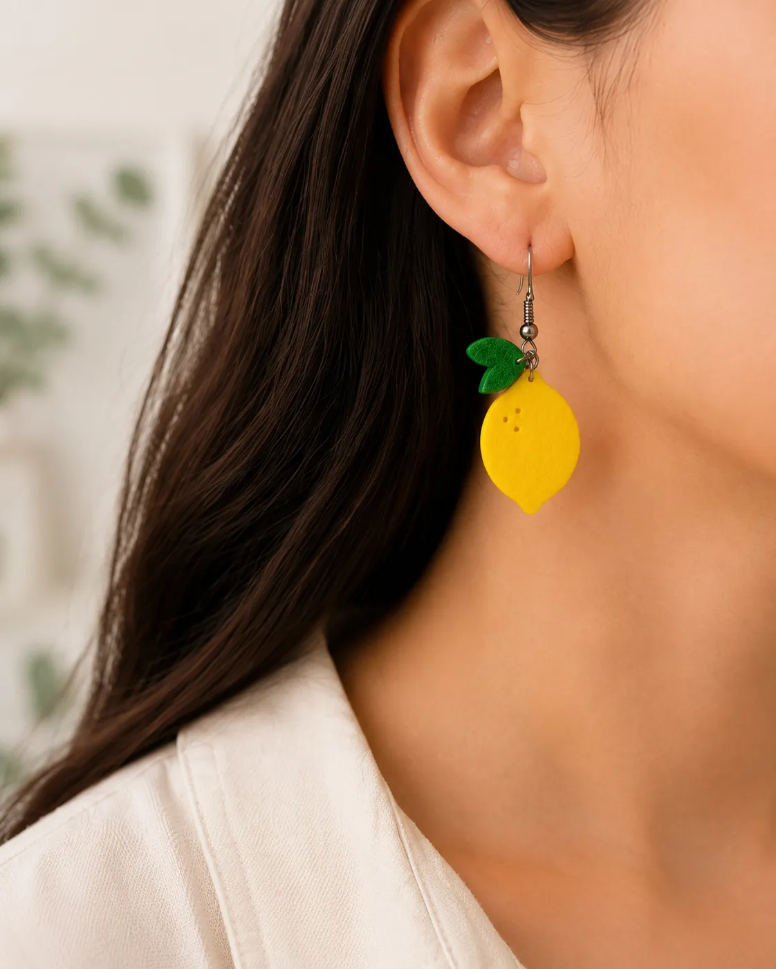 Lemon Earrings view 2