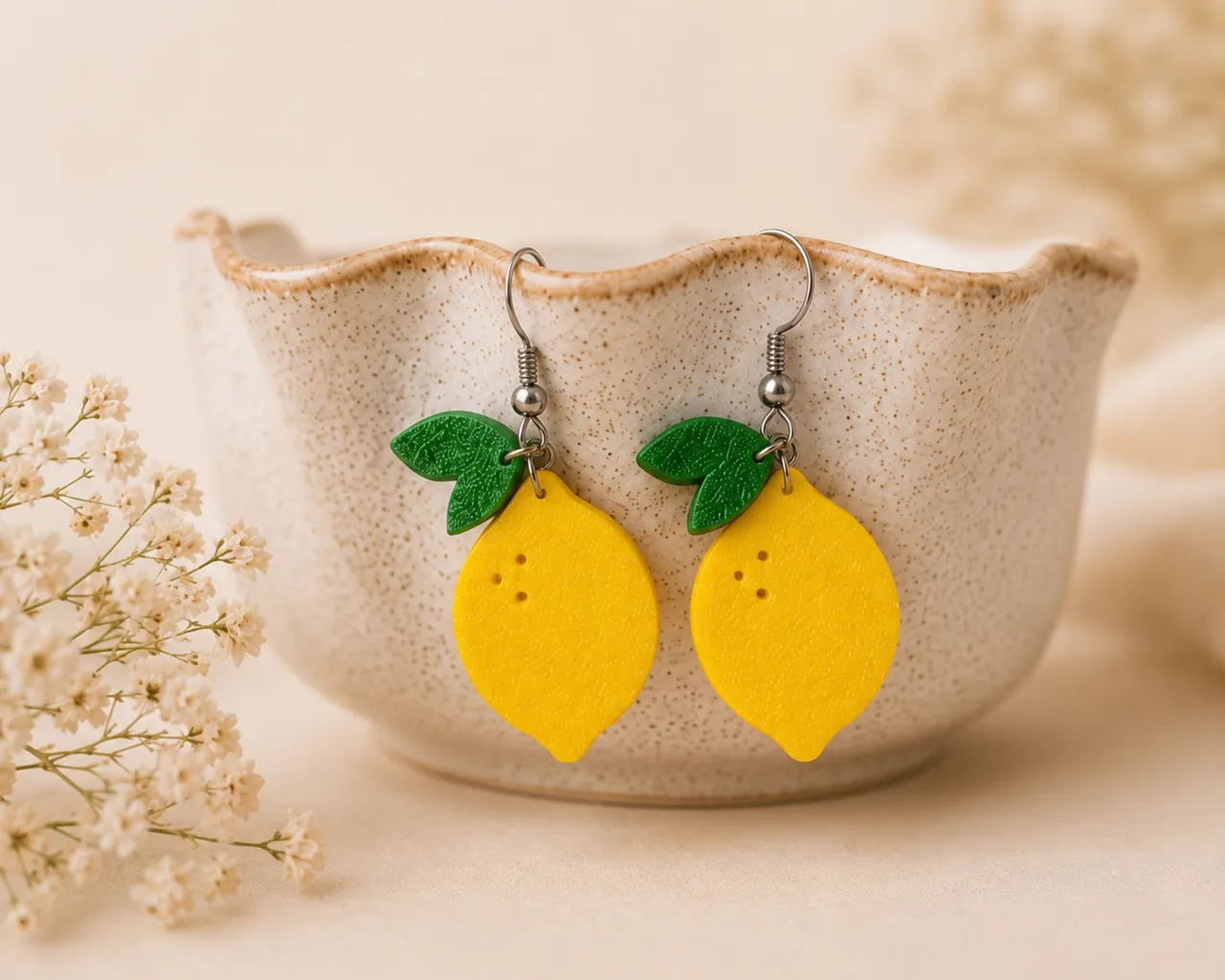 Lemon Earrings view 4