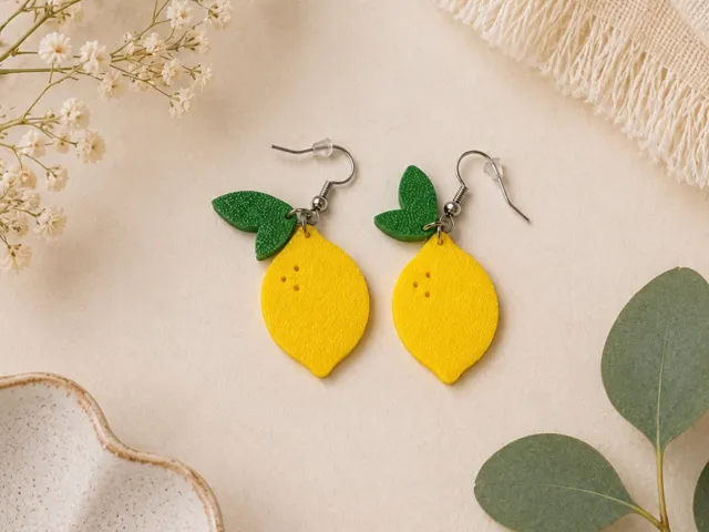 Lemon Earrings
