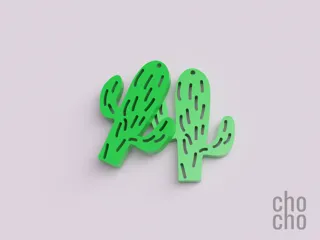 Cactus Earring