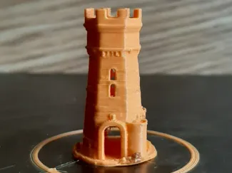 CASTLE TOWER CANDLE HOLDER