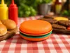Hamburger Plate Set – 6 Stackable Plates