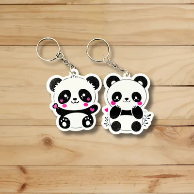 Cute Panda Keychain