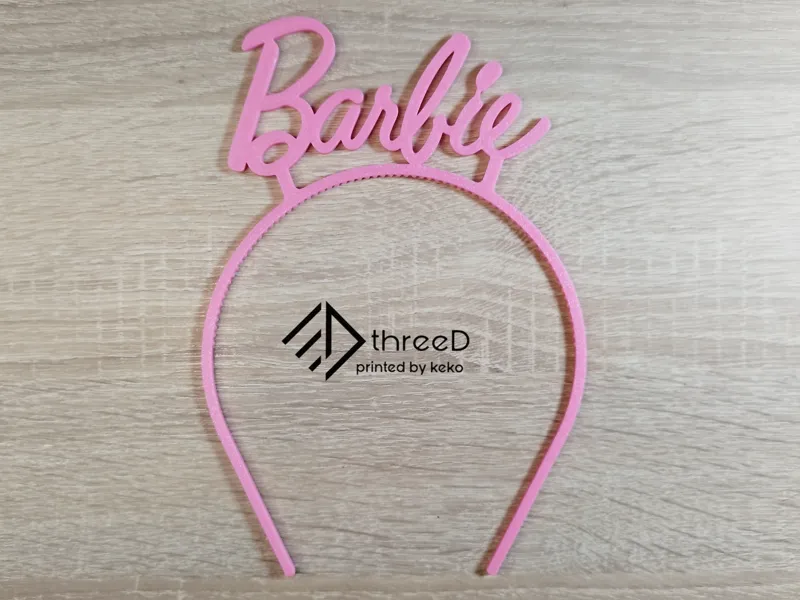 Cute Pink Headband | Trendy Script Hair Accessory