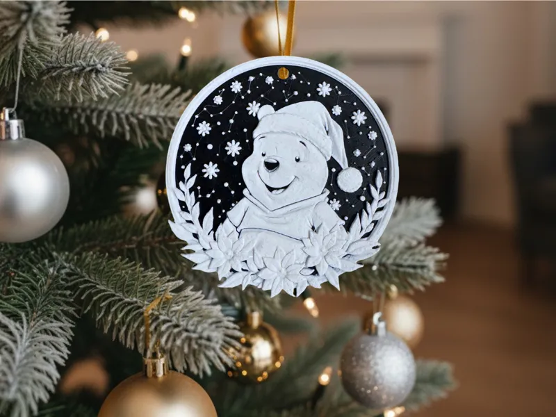 Christmas Winnie the Pooh Decoration