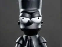 Grumpy Zen Bart Simpson
