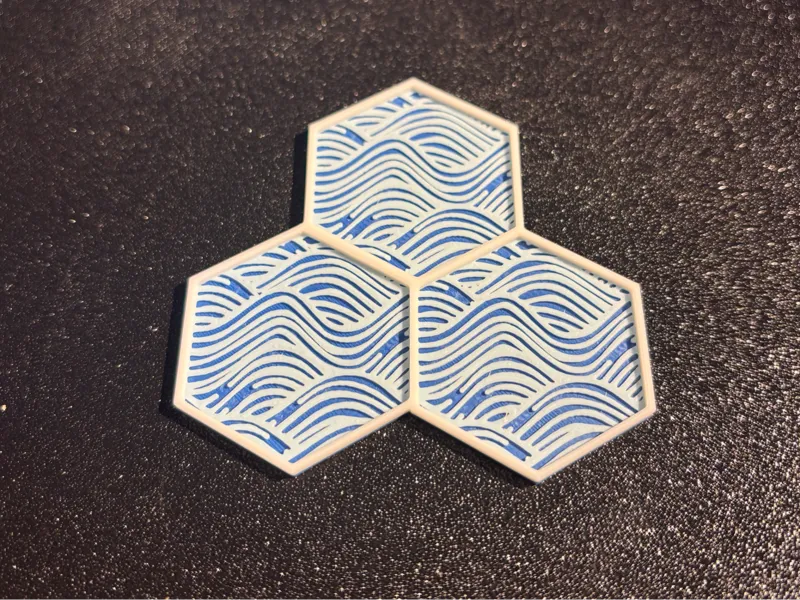 Gloomhaven - Water - 3 Hex