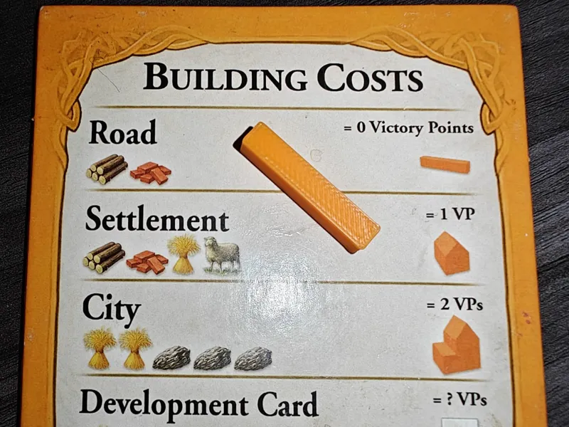 Catan Road Piece