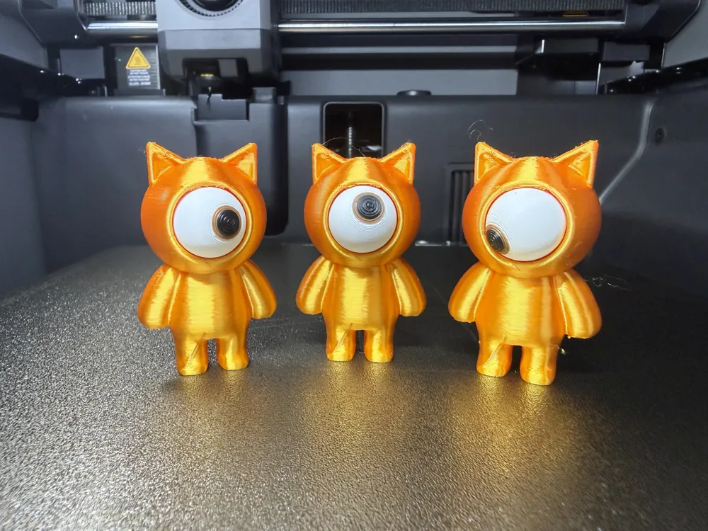 Eylien - Meow Rotating Eyeball Cat Alien - Free 3D Print Model - MakerWorld