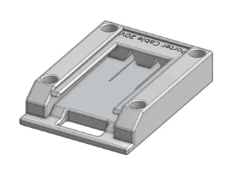 20V Porter Cable battery clip in