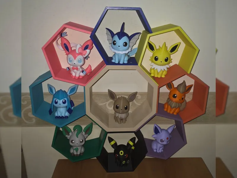 display eeveelution chibi