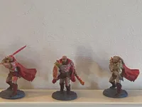 Figurines de chevaliers et combattants pour jeu de rôle — photo 2