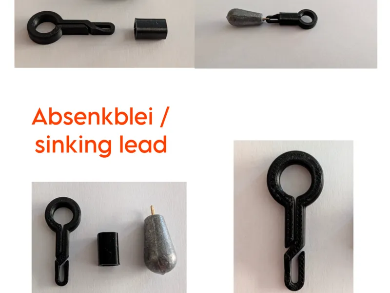 Absenkblei / sinking lead / Backlead