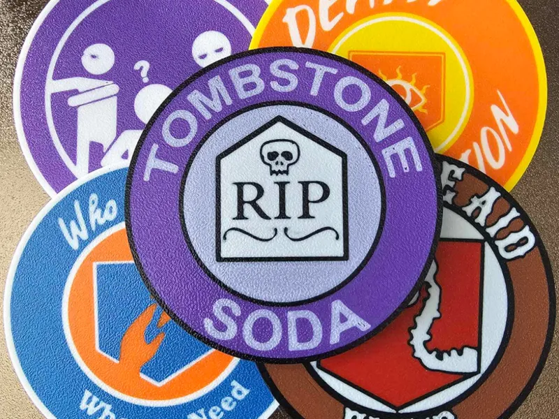 Tombstone Zombie Perk Coaster 