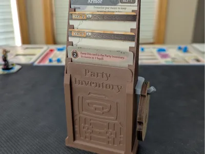 Party Inventory Card Display for Arydia