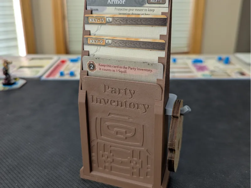 Party Inventory Card Display for Arydia