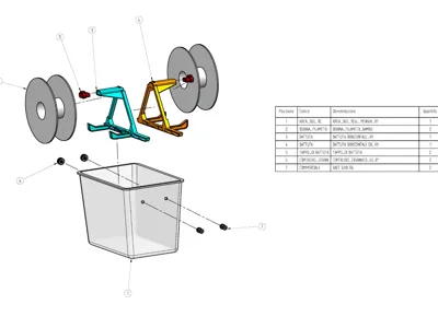 Ikea 365 Spool holder | print attachment |