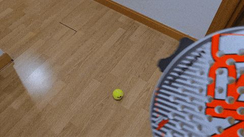 Swappable Racket Padel Ball Picker
