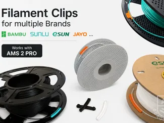AMS 2 PRO Filament Clip (SUNLU,BAMBU,eSUN,...)