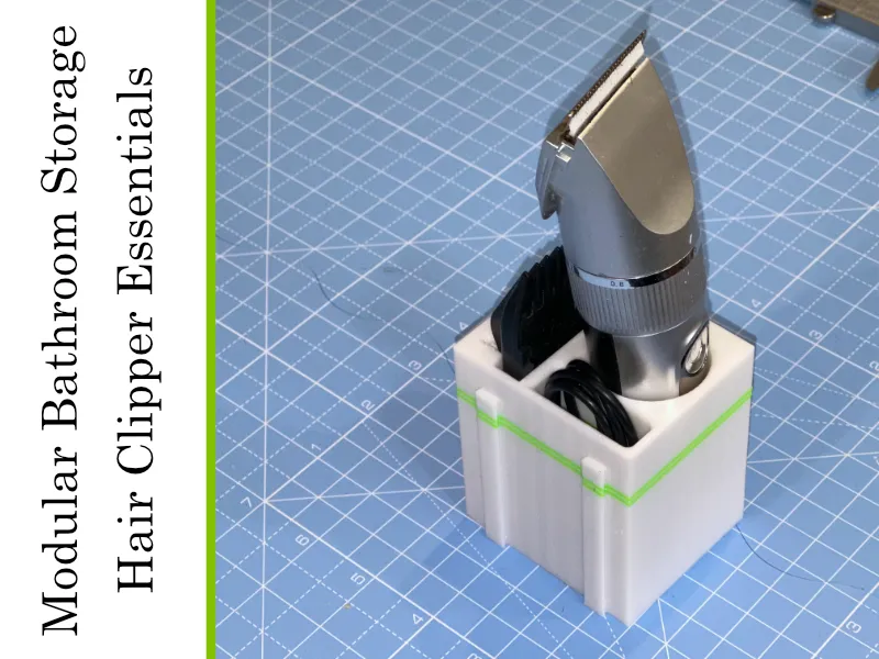 Modular Bathroom Storage - Hair Clippers