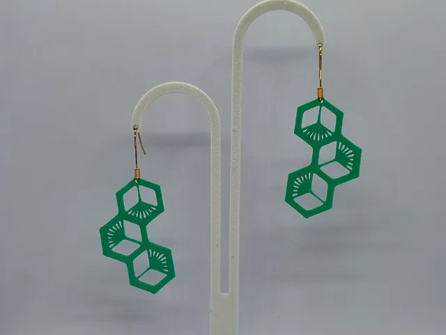 Aretes Esmeralda Prisma