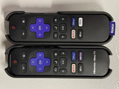 Roku Remote with Tile Holder