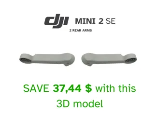 Rear arms DJI Mini SE 2
