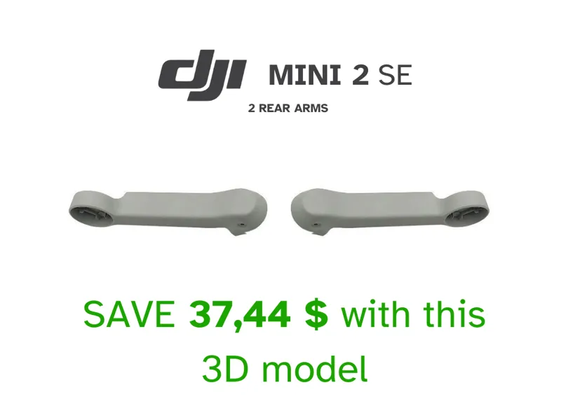 Rear arms DJI Mini SE 2