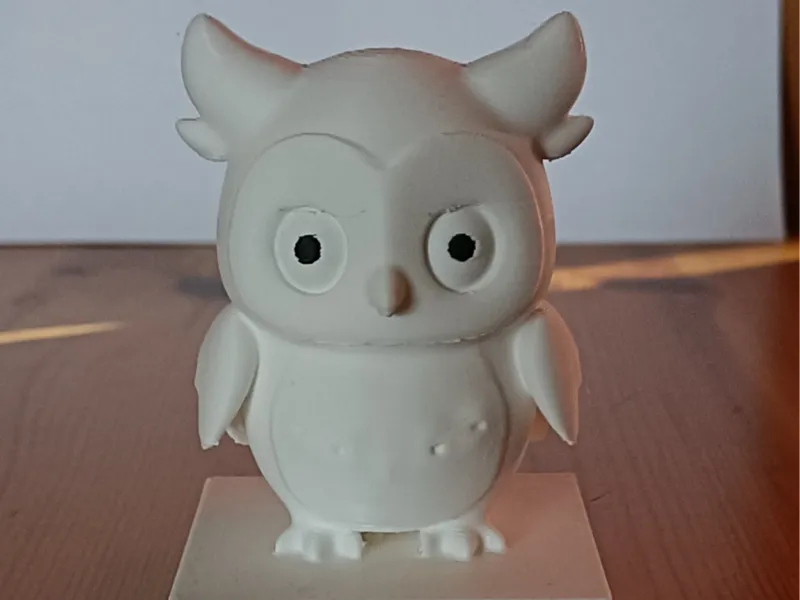 Littele cute wise owl