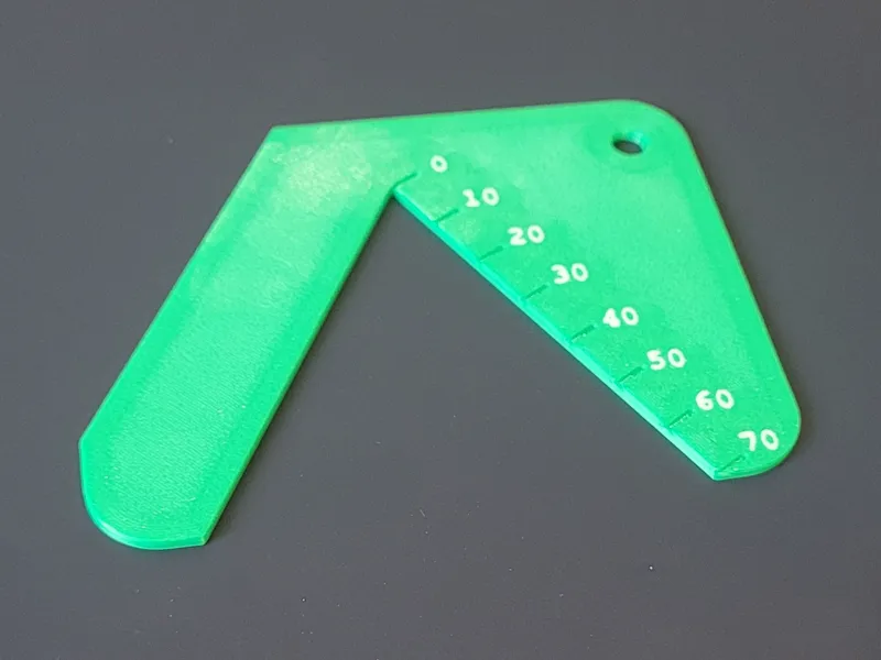 turning gauge for a 60-degree taper