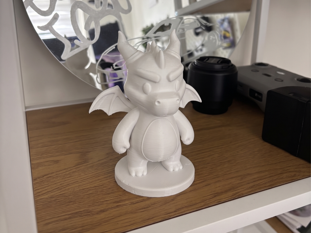 Chibi Horned Dragon | Cute Desktop Guardian