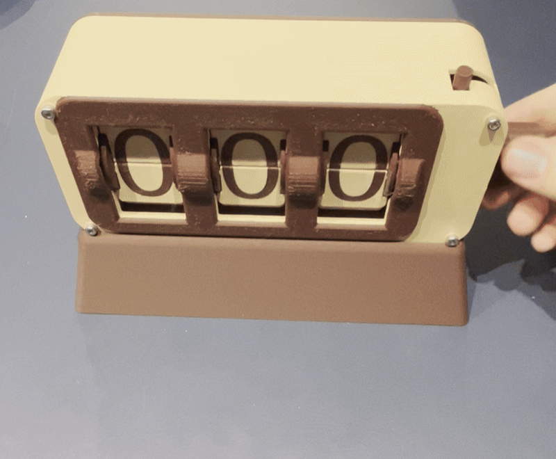 Split Flap Counter - Resettable
