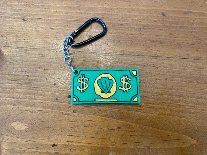 SpongeBob NFC Shell Dollar Key Chain