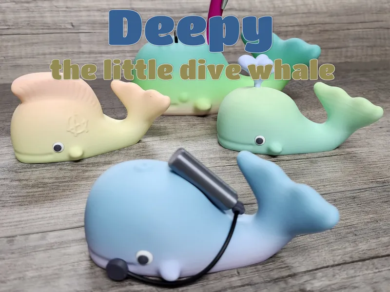Deepy - the little dive whale