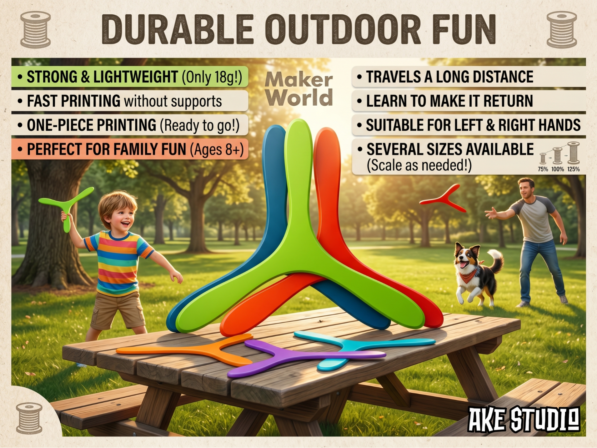 Launch it!! Durable Outdoor Fun 24min-14g Easy!!