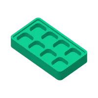 0.16mm layer, 6 walls, 15% infill, TPU or PLA