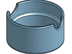 Behälter für Bartbürste