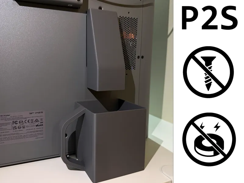 P2S / X2D - Poop Deflector / Chut 