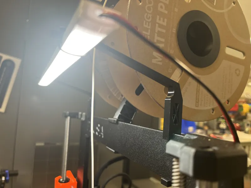 Light Bar Mount For Prusa MK3-MK4S Printers