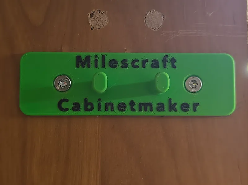 Holder for Milescraft Cabinetmate