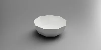 Low Poly Bowl - Free 3D Print Model - MakerWorld
