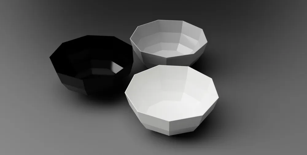 Low Poly Bowl by OlleMark - MakerWorld