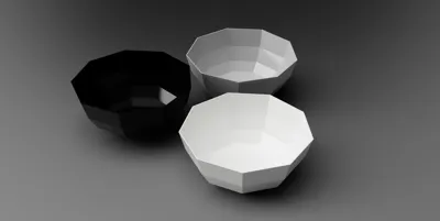 Low Poly Bowl - Free 3D Print Model - MakerWorld