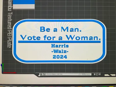 Vote like a man