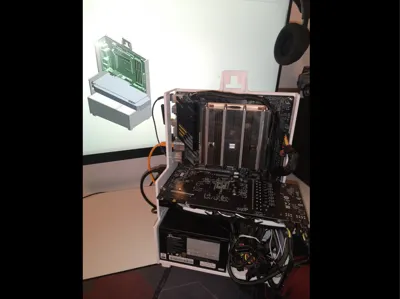 Open frame matx case