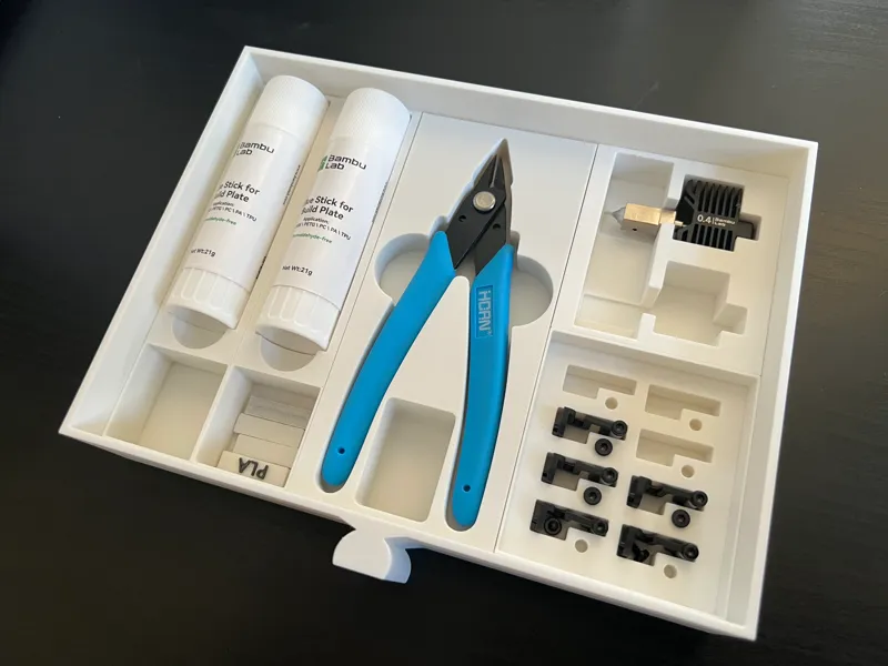 Plier drawer insert for Bambu Tidy