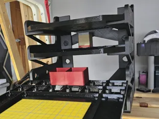 4 Tier Work Tray Storage Rack - Gridfinity